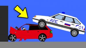 ПОГОНЯ ВЫШЛА ИЗ ПОД КОНТРОЛЯ! БЕЗУМНЫЕ АВАРИИ И КРАШТЕСТ ТАЧЕК! СИМУЛЯТОР РАЗРУШЕНИЯ МАШИН В Algodoo
