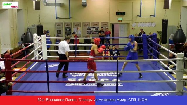 52кг Елопашев Павел, Сланцы vs Ниталиев Амир, СПб, ШОН смотреть онлайн