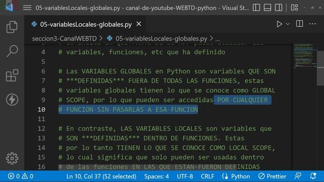 Python variable scope | Global Scope | Local Scope - NameError: name 'x' is not defined смотреть онлайн