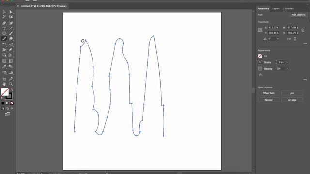 How to smooth paths in Adobe Illustrator смотреть онлайн