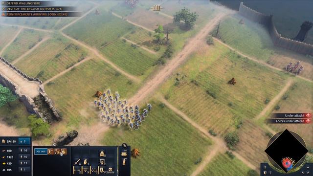 The Normans: The Siege of Wallingford Walkthrough - Age of Empires 4 Campaign смотреть онлайн