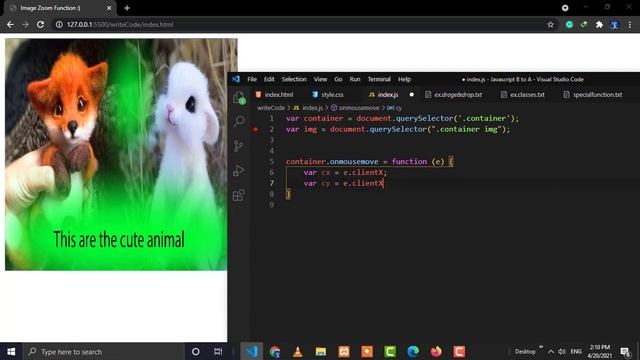 Image zoom in and out function in JavaScript with easy way... [2021] |outstanding programmer. смотреть онлайн