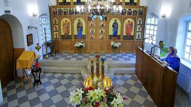 Неделя 6-я по Пятидесятнице. Перенесение мощей свт.Филиппа, митр.Московского. Божественная литургия смотреть онлайн