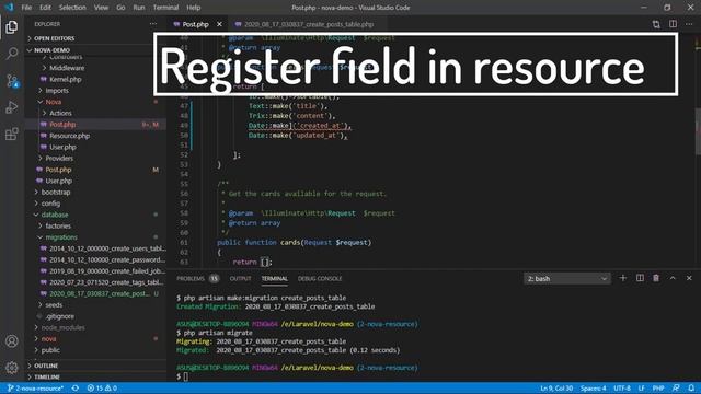 Create new resource | Laravel Nova | Nova Admin Panel смотреть онлайн