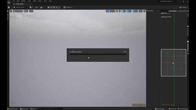 Unreal engine 5.1 No Region loaded problem смотреть онлайн