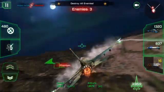 Современый Воздушный Бой, Авиасимулятор ★ Игры На Телефон, Андроид, IOS ★ Sky Dogfight! смотреть онлайн