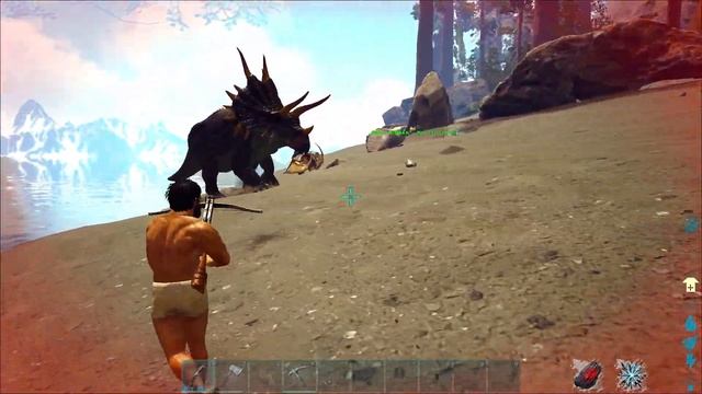 ARK: Попытка притомить через Ловушку МЕГАТЕРИЯ! Fjordur