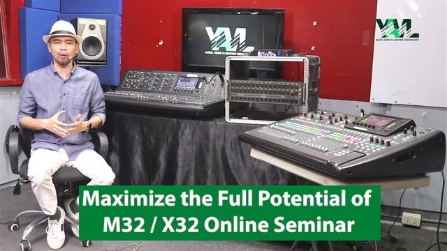 Maximize the full potential of your M32 / X32 Digital Mixing Console Seminar by YAVL Philippines смотреть онлайн