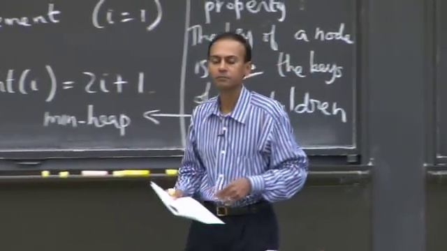 Lecture 4: Heaps and Heap Sort смотреть онлайн