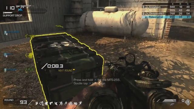 Call of Duty Ghosts Round 100 Gameplay - Safeguard Survival Infinite Victory Ending Highest Wave смотреть онлайн