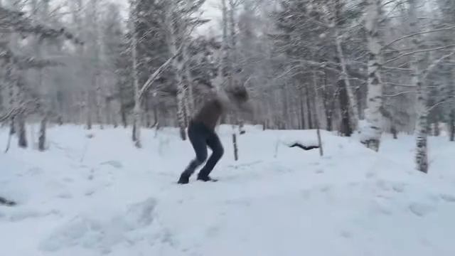 Паркур , сноуборд , из СИБИРИ, когда морозы , но нам чихать на все смотреть онлайн