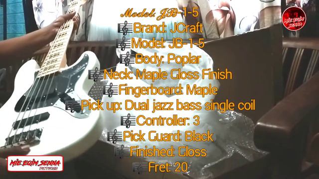 Unboxing new bass JCraft JBass 5-strings #Bass #Jbass #Malaysia #SennaBassist смотреть онлайн