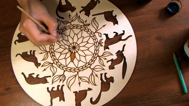 Время котиков. Выжигание (пирография)/Cat's Time. Pyrography смотреть онлайн