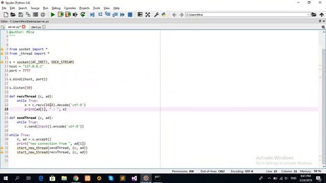 Simple chat application between multiple clients and server - python عربي смотреть онлайн