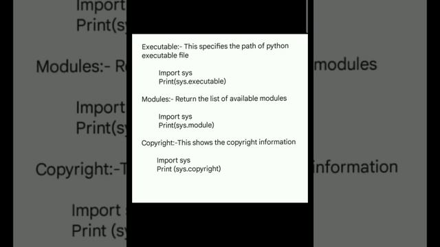 Module(Sys Time & math) in python смотреть онлайн