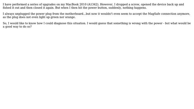 Apple: Diagnosing a MacBook that decided to stop powering. (A1342) смотреть онлайн