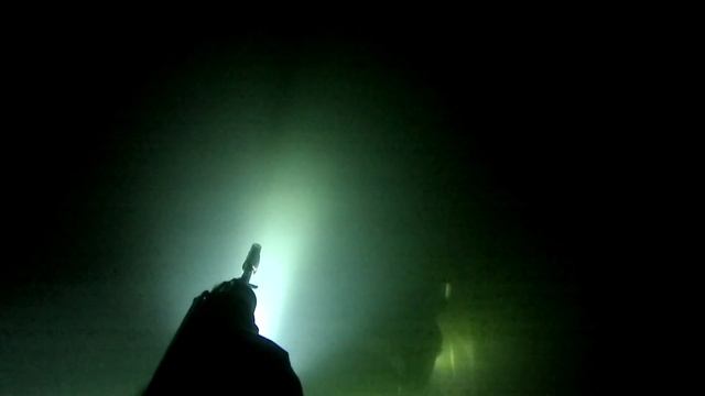 Подводная охота ночью на Водохранилище. 15.01.2016. Spearfishing night on the water reservoir. смотреть онлайн