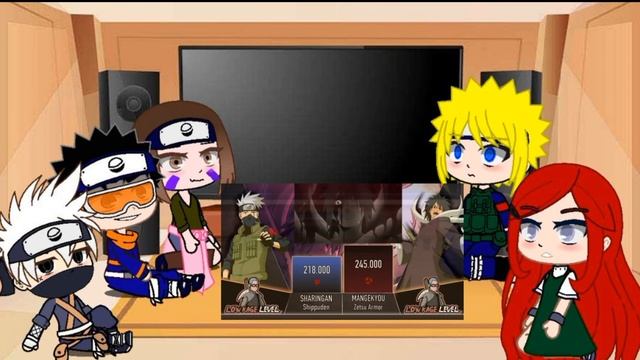 Team Minato react Kakashi vs Obito Power Levels || Time Minato reagindo a Kakashi vs Obito Power Le смотреть онлайн