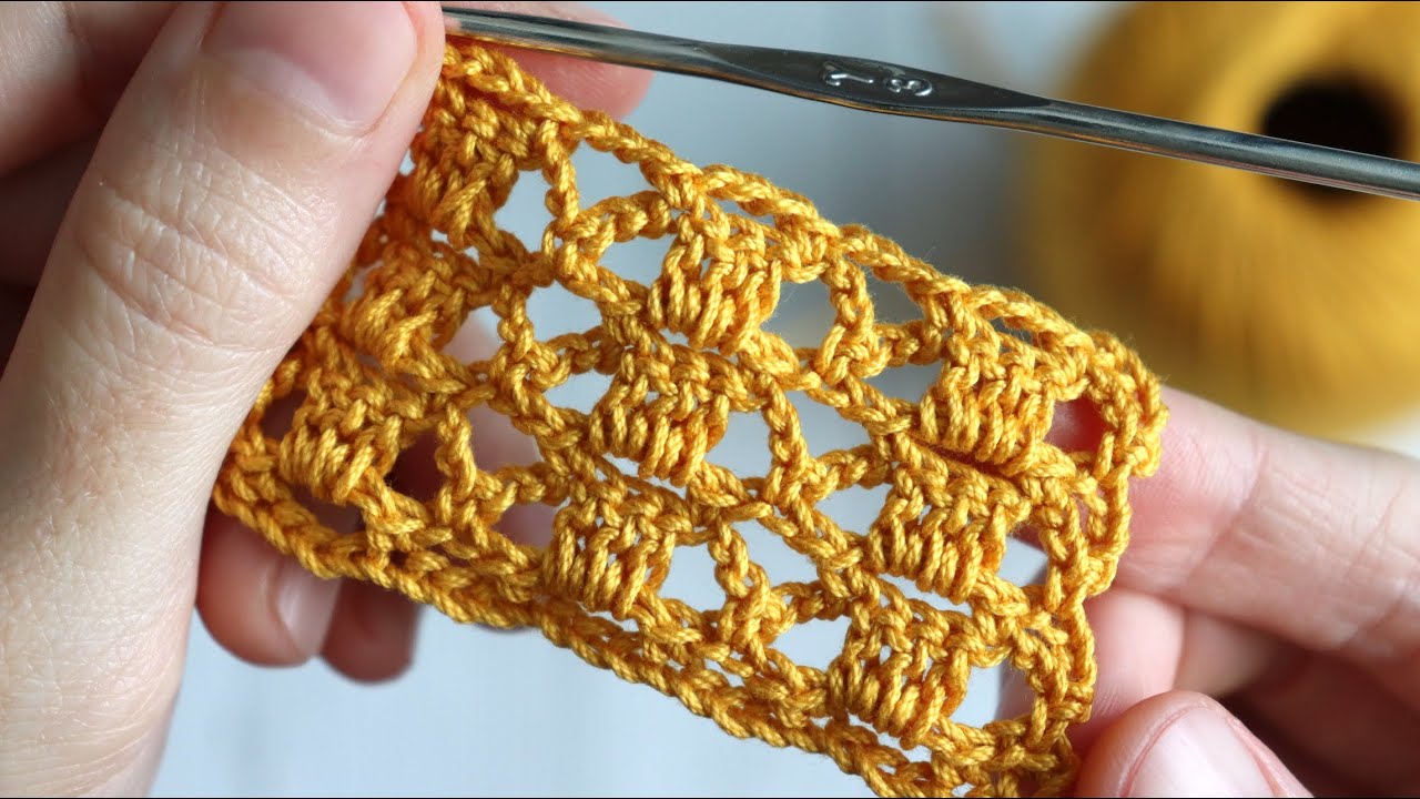 Узор крючком из японской книги узоров. Мастер-класс смотреть онлайн