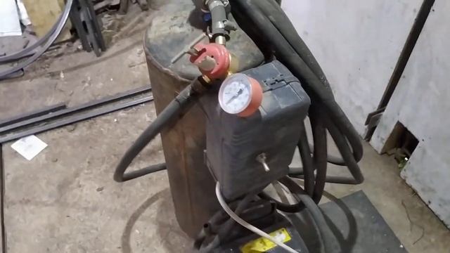 Компрессор для гаража из холодильника. смотреть онлайн