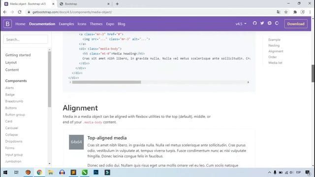 Curso Completo Bootstrap 4 | Components Media Object, Clase 29 смотреть онлайн