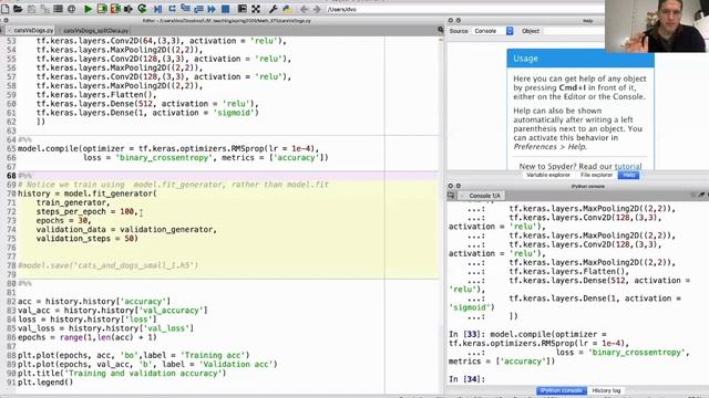 Dogs vs. Cats: Data augmentation using Keras смотреть онлайн