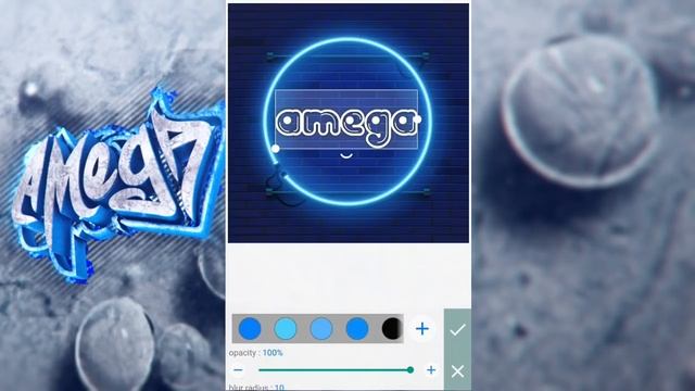 КАК СДЕЛАТЬ КРАСИВЫЙ НЕОНОВЫЙ ТЕКСТ В PIXELLAB?
