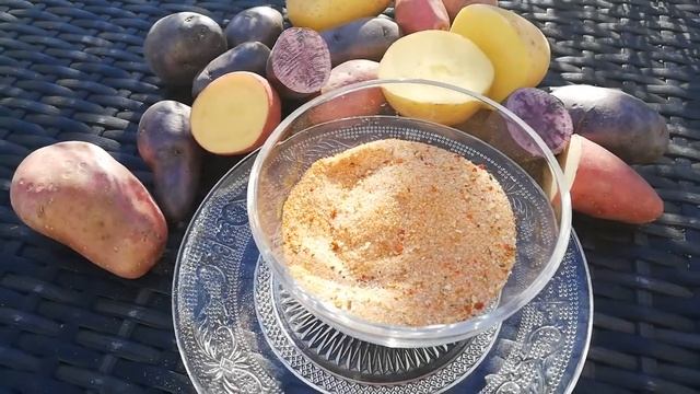 Приправа к жареной картошки и картофелю фри для хрустящей корочки.Специи для фри. смотреть онлайн