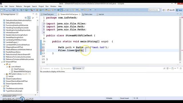 Java 8 Stream of Files смотреть онлайн