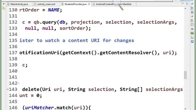 Android Content Providers смотреть онлайн