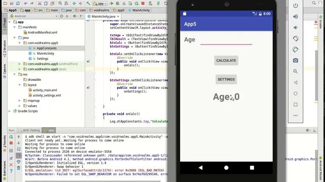 Android 5 - Age Calculator смотреть онлайн