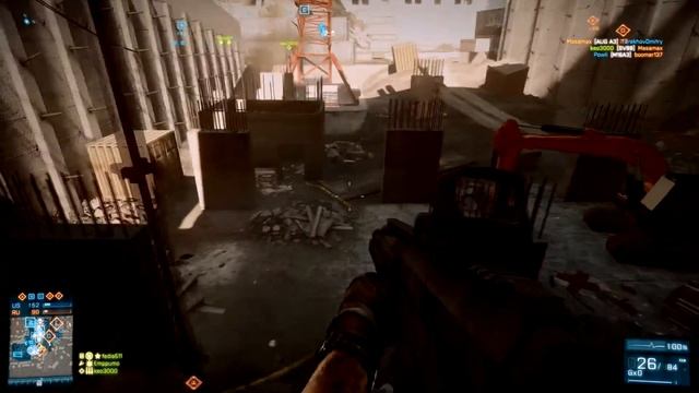 Battlefield 3 Gameplay on Radeon HD 7770 Auto settings смотреть онлайн