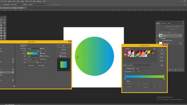 Adobe Photoshop Gradient Tool Bangla Tutorial - Class 05 смотреть онлайн