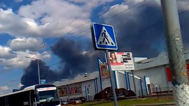 Пожар в городе Подольск. смотреть онлайн
