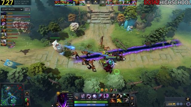 MERACLE [Spectre] New Changes Blade Mail Crazy Damage Return Dota 2 смотреть онлайн