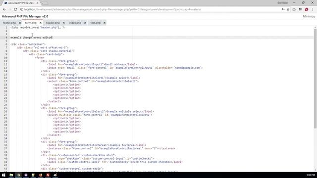 Advanced PHP File Manager - Section 1: Code Editing смотреть онлайн