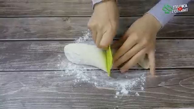 НОВИНКА ? Такие Вкусные Лепёшки с Зеленью Покоряет Сразу ? Лепёшки с шпинатом * УЗБЕЧКА ГОТОВИТ! смотреть онлайн