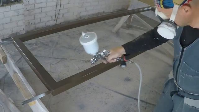 Изготовление и установка рамы с витражом. смотреть онлайн