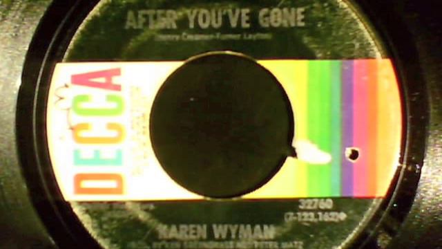 'After you've gone'--Karen Wyman (1970). смотреть онлайн