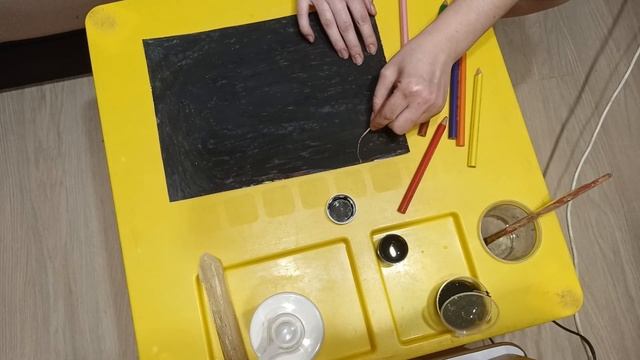 Рисование в технике граттаж "Космос" смотреть онлайн