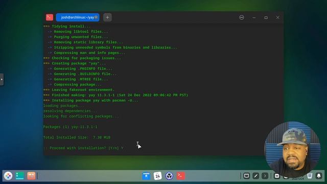 YAY (AUR helper) | Install and Use on Arch Linux смотреть онлайн