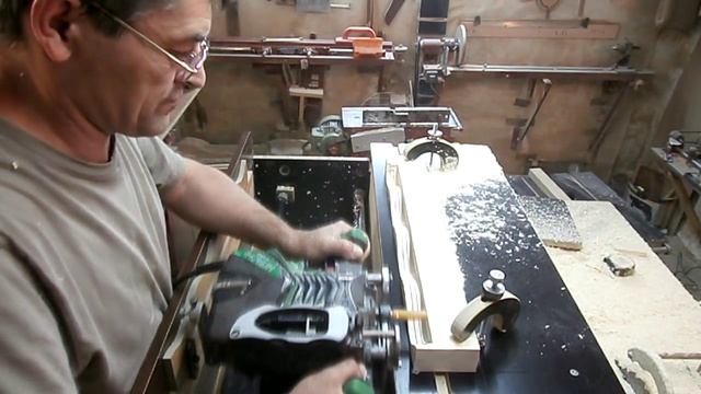 Самодельный копировальный станок. Часть 4. Морская волна. Benchtop thicknesser table. Part 4. смотреть онлайн