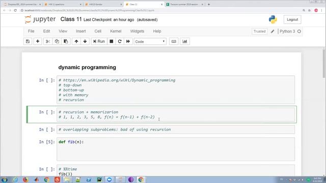 S4Class11 Dynamic Programming смотреть онлайн