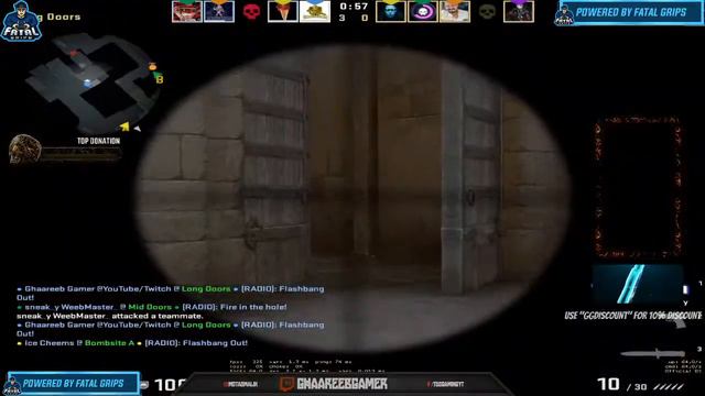 FATAL GRIPS -- Counter Strike : GO -- GHAAREEB GAMER IS LIVE ! смотреть онлайн