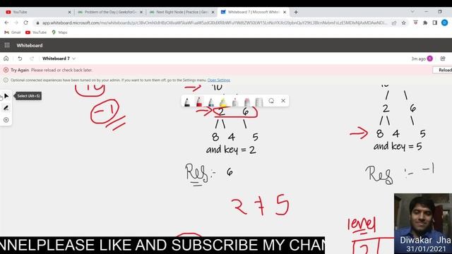 Next Right Node Problem of the day gfg смотреть онлайн