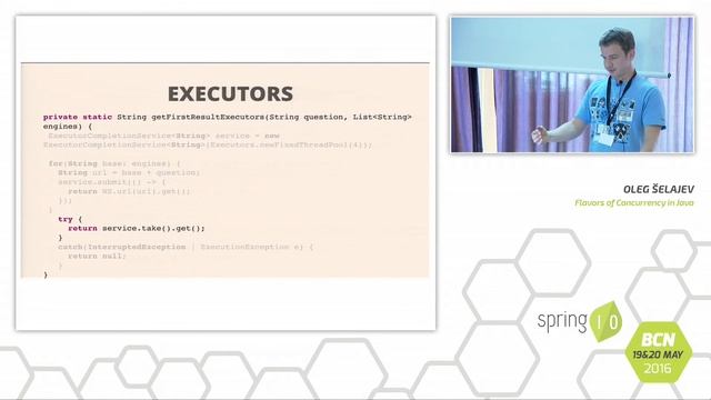 Flavors of Concurrency in Java - Oleg Šelajev @ Spring I/O 2016 смотреть онлайн
