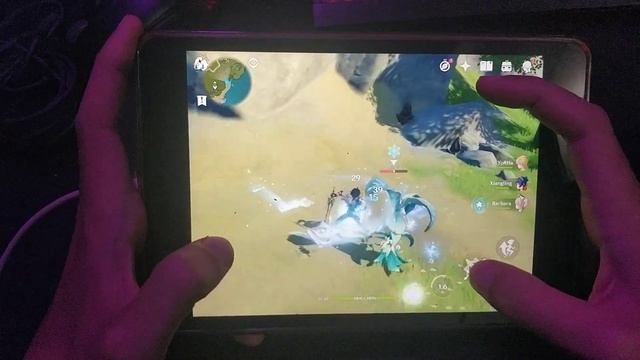 Genshin Impact 60 FPS gameplay on IPAD Mini 5 смотреть онлайн