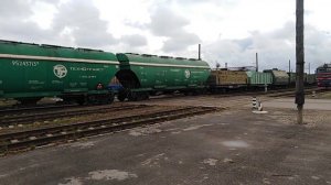 Манёвры Тепловоза ЧМЭ3-6596 На Ст Металлист