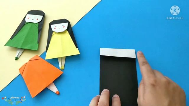 Origami Doll | Cute Doll | How to make origami doll | Origami little girl смотреть онлайн
