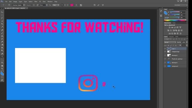How To Make An Outro In Photoshop 2016!